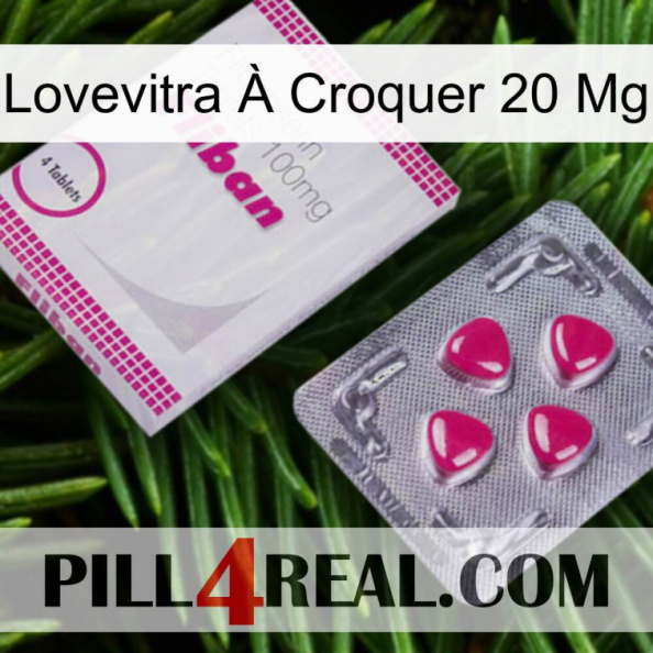 Lovevitra À Croquer 20 Mg 32